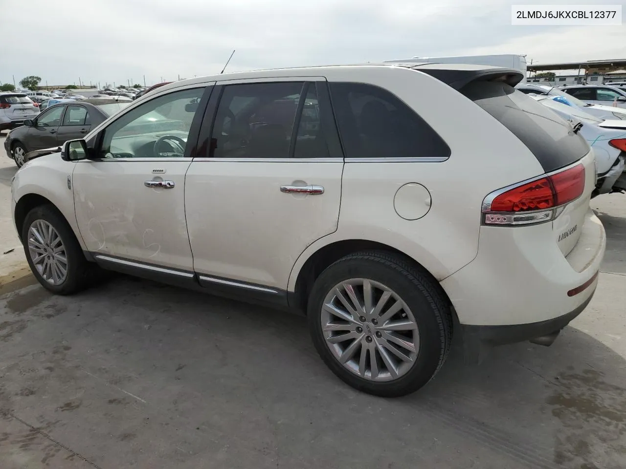 2012 Lincoln Mkx VIN: 2LMDJ6JKXCBL12377 Lot: 48212944