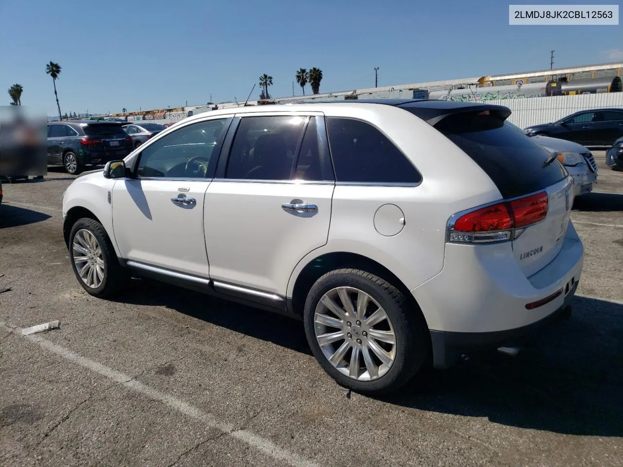 2012 Lincoln Mkx VIN: 2LMDJ8JK2CBL12563 Lot: 48990244