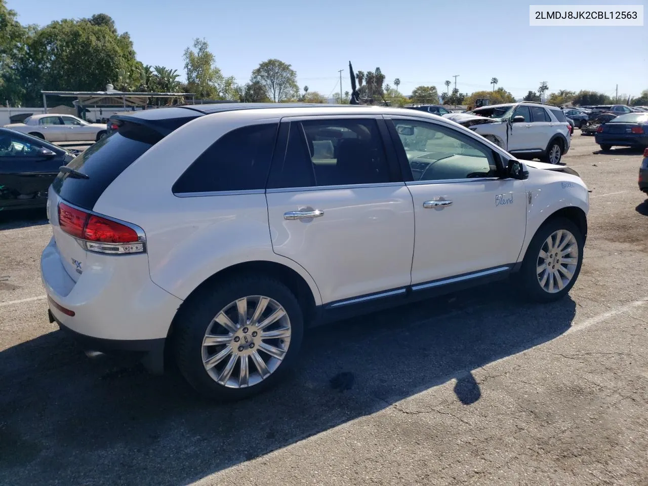 2012 Lincoln Mkx VIN: 2LMDJ8JK2CBL12563 Lot: 48990244