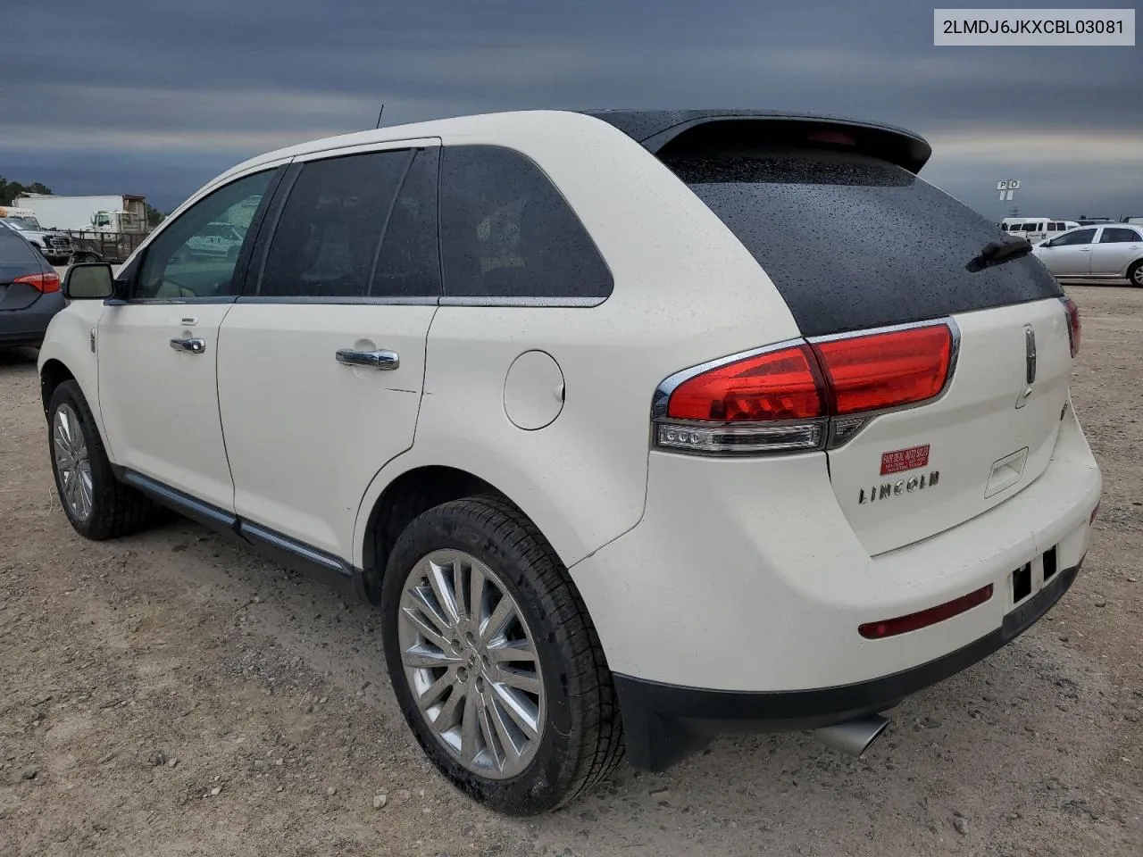 2012 Lincoln Mkx VIN: 2LMDJ6JKXCBL03081 Lot: 49316004