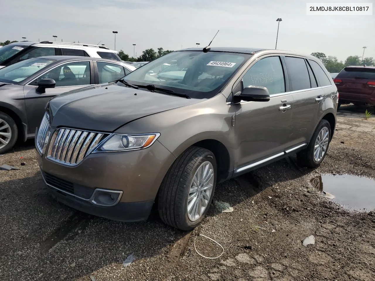 2012 Lincoln Mkx VIN: 2LMDJ8JK8CBL10817 Lot: 49434964