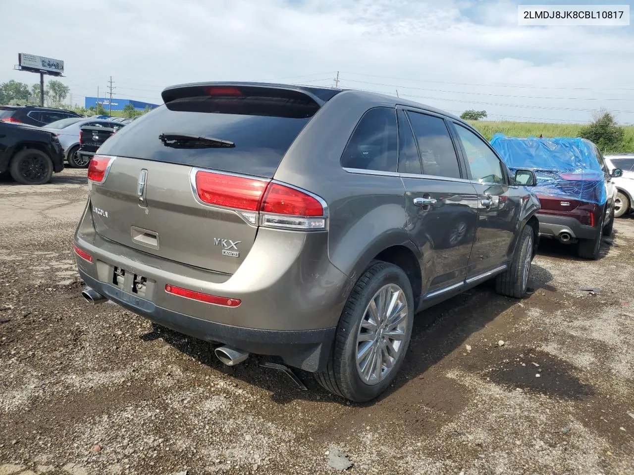 2012 Lincoln Mkx VIN: 2LMDJ8JK8CBL10817 Lot: 49434964