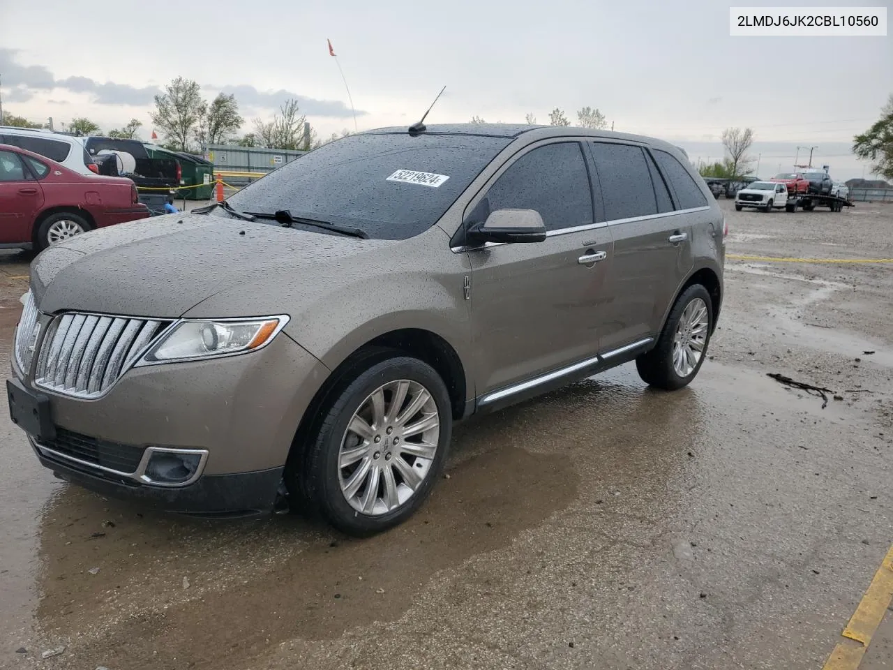 2012 Lincoln Mkx VIN: 2LMDJ6JK2CBL10560 Lot: 52219624