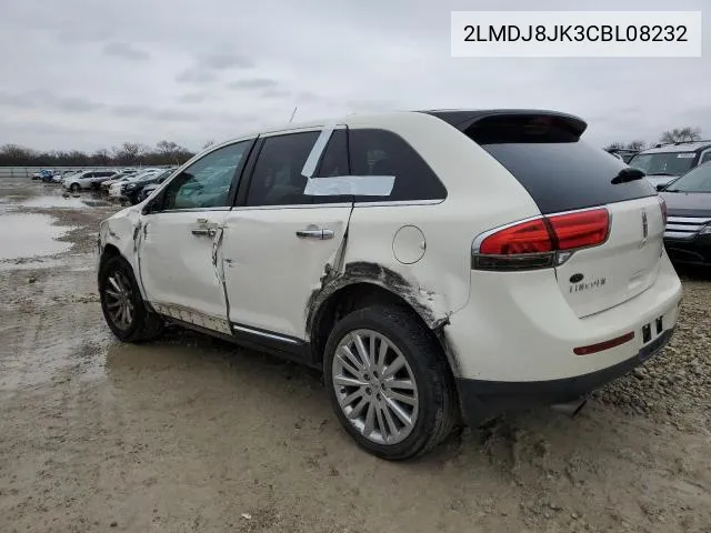 2012 Lincoln Mkx VIN: 2LMDJ8JK3CBL08232 Lot: 52895894