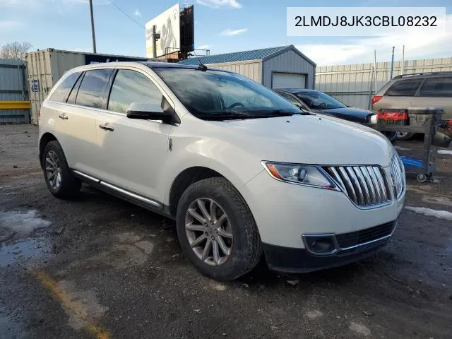 2012 Lincoln Mkx VIN: 2LMDJ8JK3CBL08232 Lot: 52895894