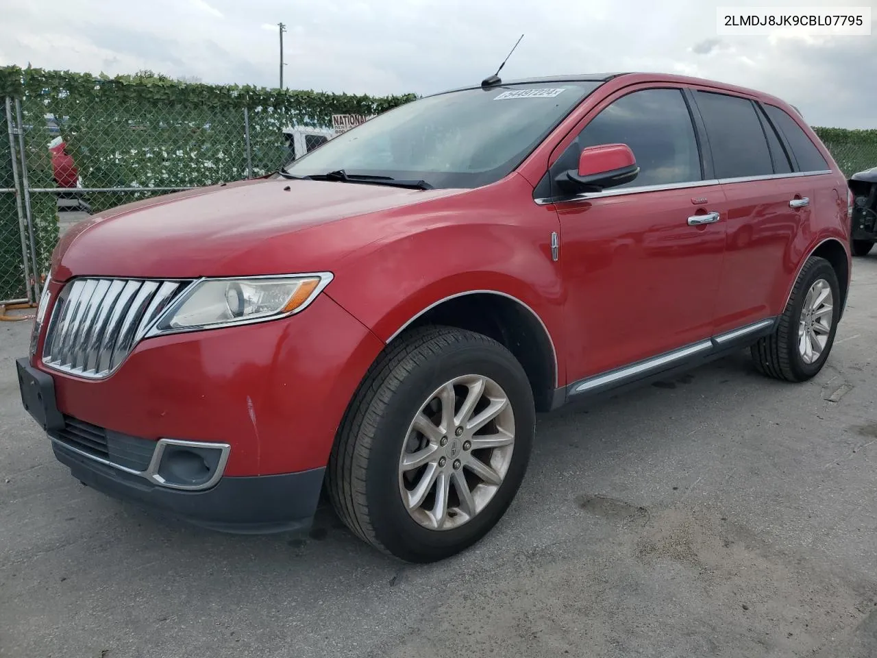 2LMDJ8JK9CBL07795 2012 Lincoln Mkx