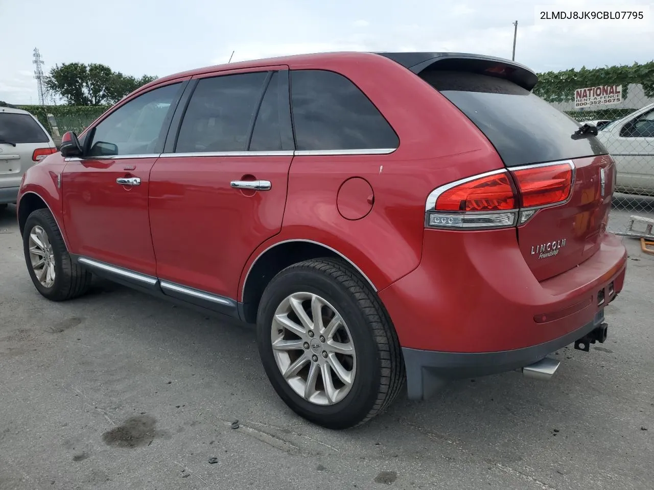 2012 Lincoln Mkx VIN: 2LMDJ8JK9CBL07795 Lot: 54497224