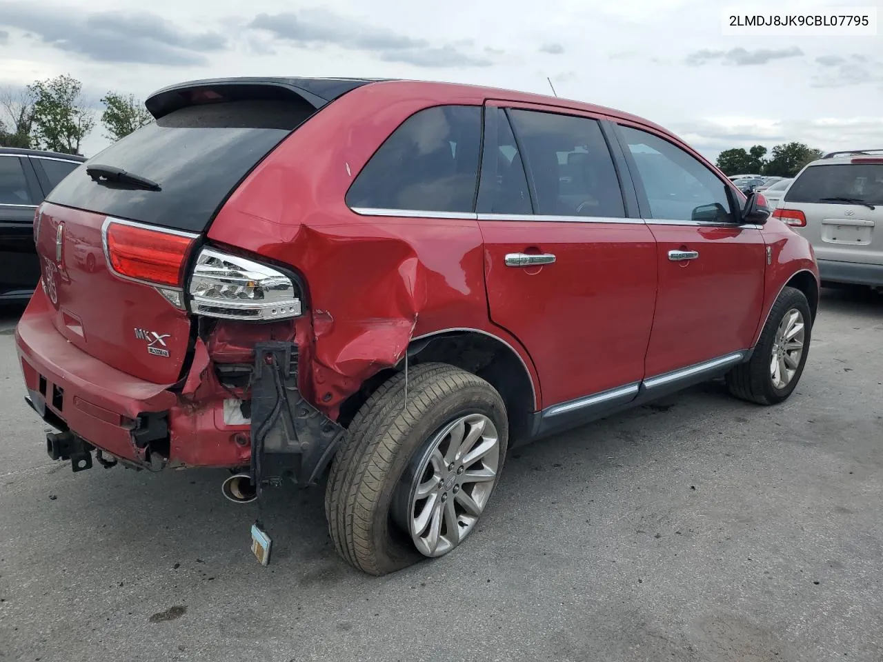 2012 Lincoln Mkx VIN: 2LMDJ8JK9CBL07795 Lot: 54497224