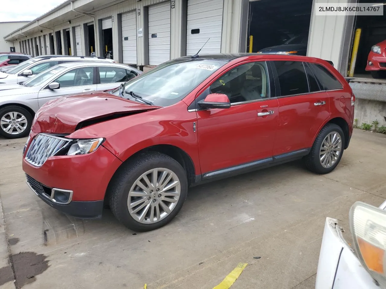 2012 Lincoln Mkx VIN: 2LMDJ8JK6CBL14767 Lot: 54872064