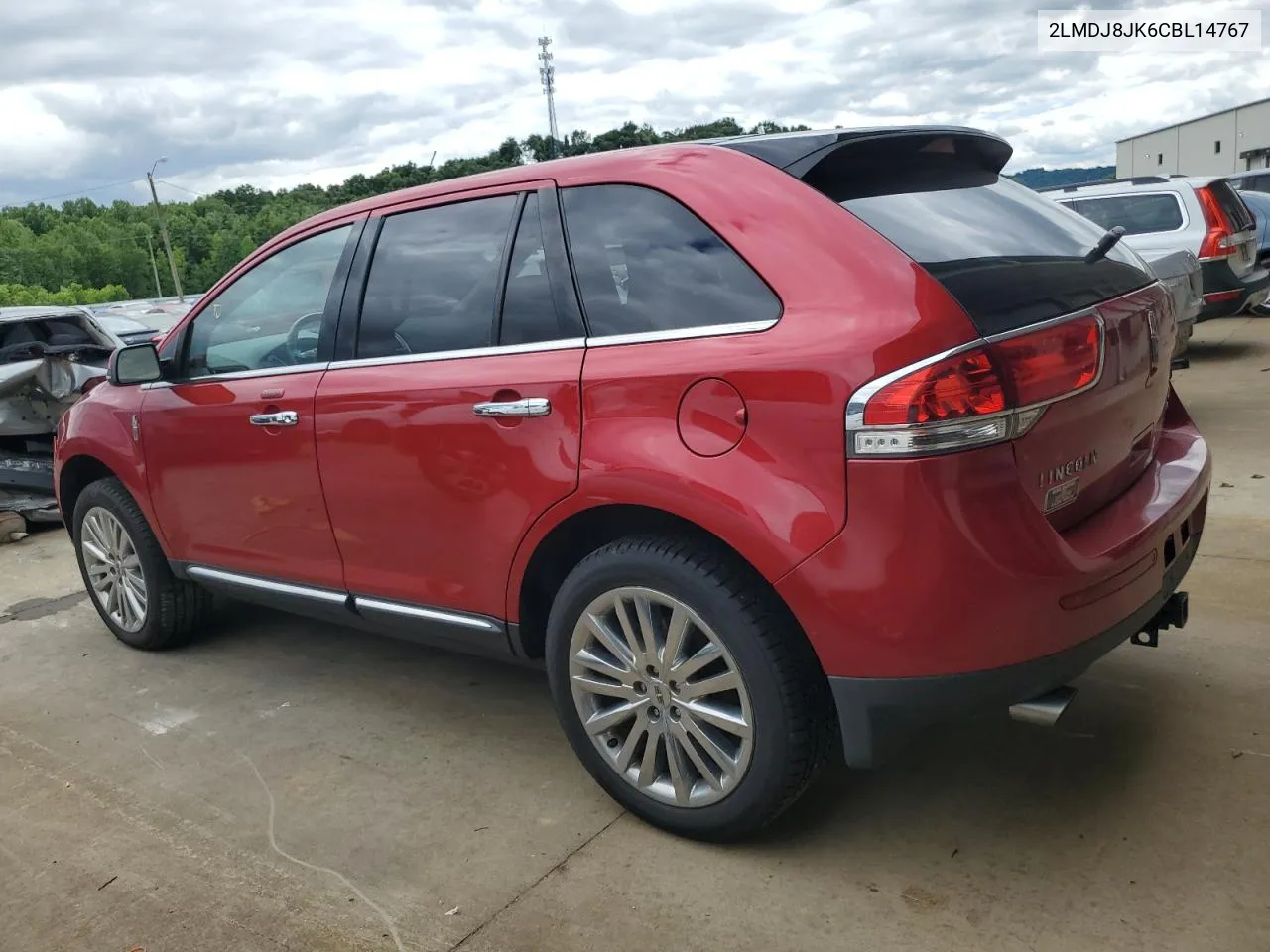 2012 Lincoln Mkx VIN: 2LMDJ8JK6CBL14767 Lot: 54872064