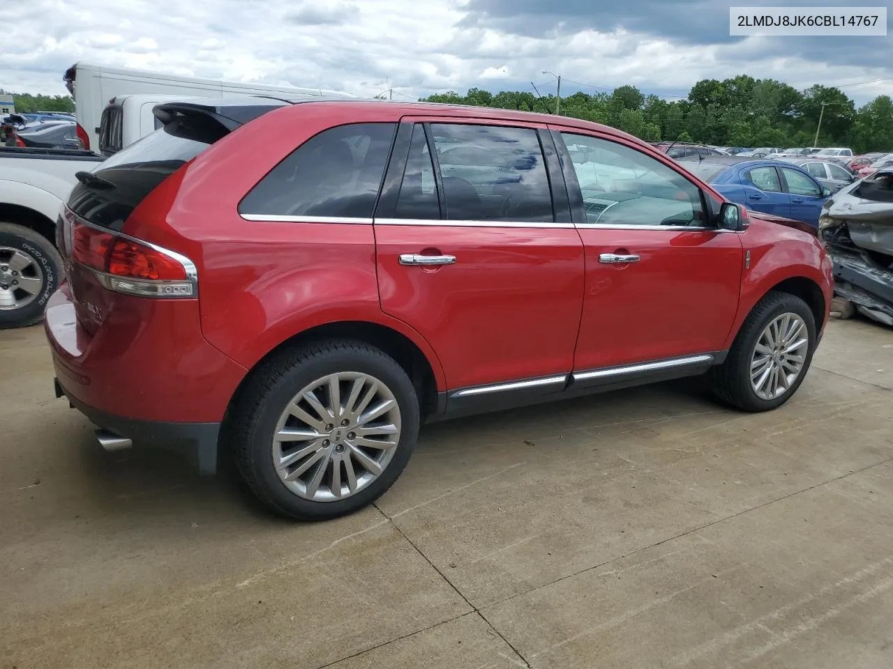 2012 Lincoln Mkx VIN: 2LMDJ8JK6CBL14767 Lot: 54872064