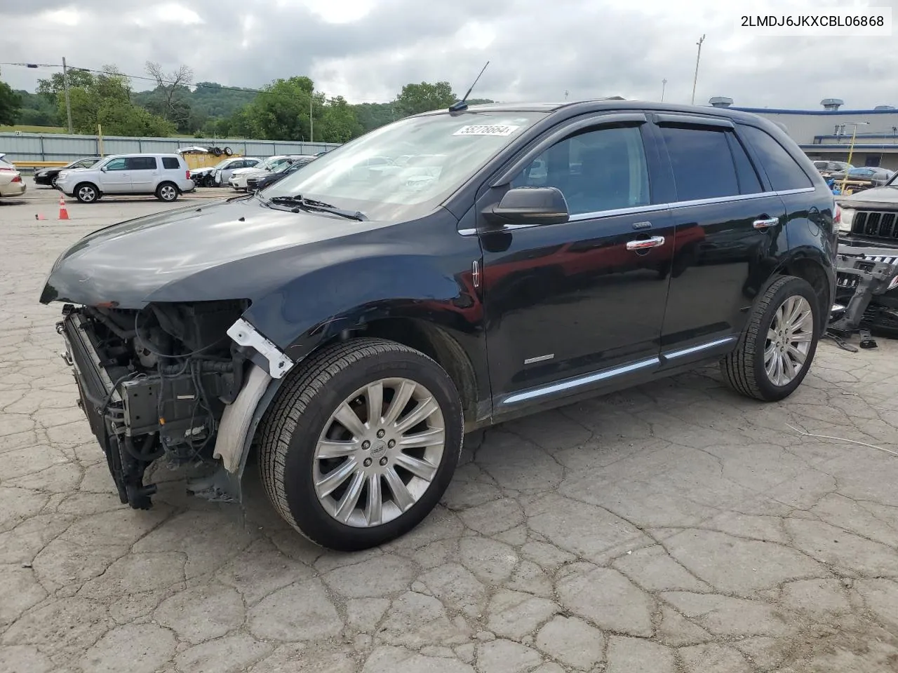 2012 Lincoln Mkx VIN: 2LMDJ6JKXCBL06868 Lot: 55278664