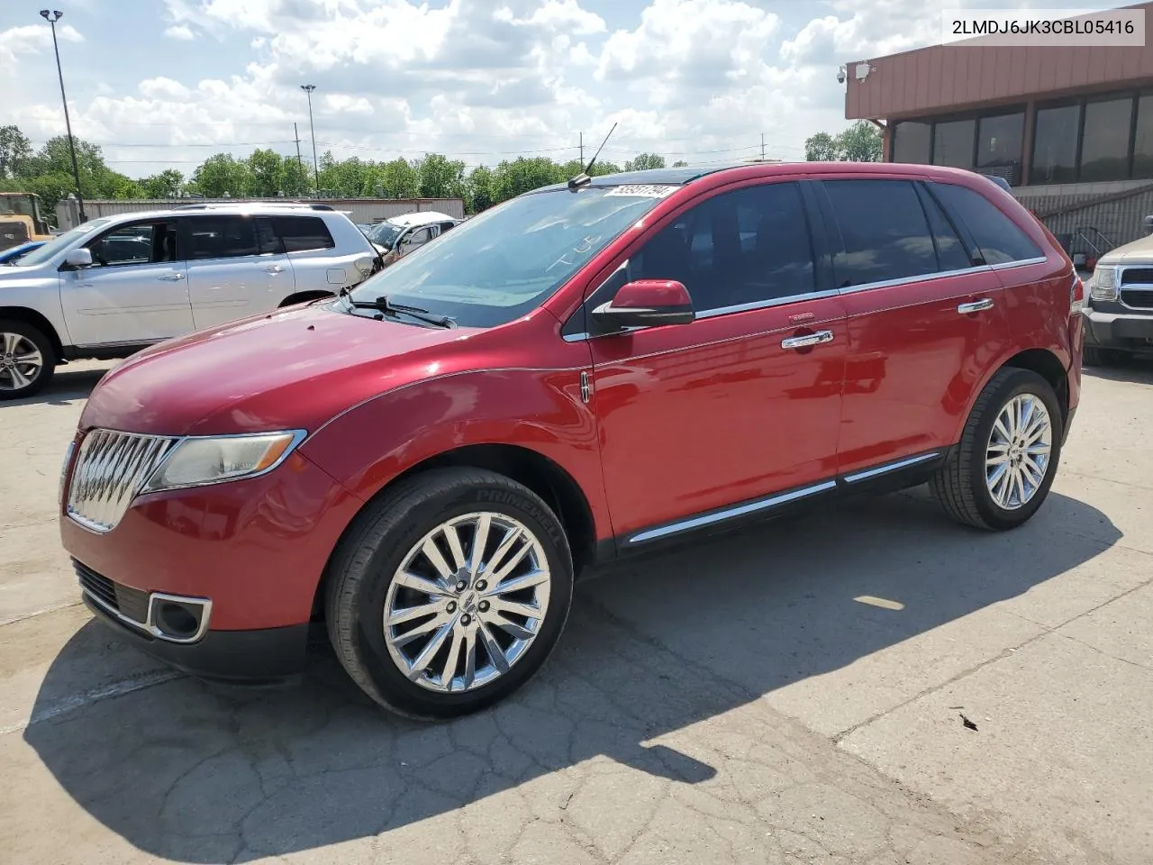 2012 Lincoln Mkx VIN: 2LMDJ6JK3CBL05416 Lot: 55951794