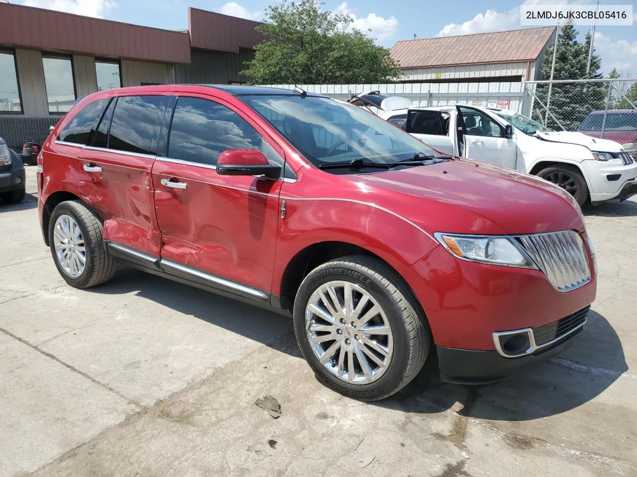 2012 Lincoln Mkx VIN: 2LMDJ6JK3CBL05416 Lot: 55951794