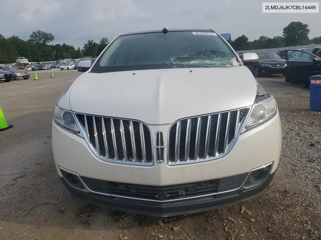 2012 Lincoln Mkx VIN: 2LMDJ6JK7CBL16449 Lot: 56388874