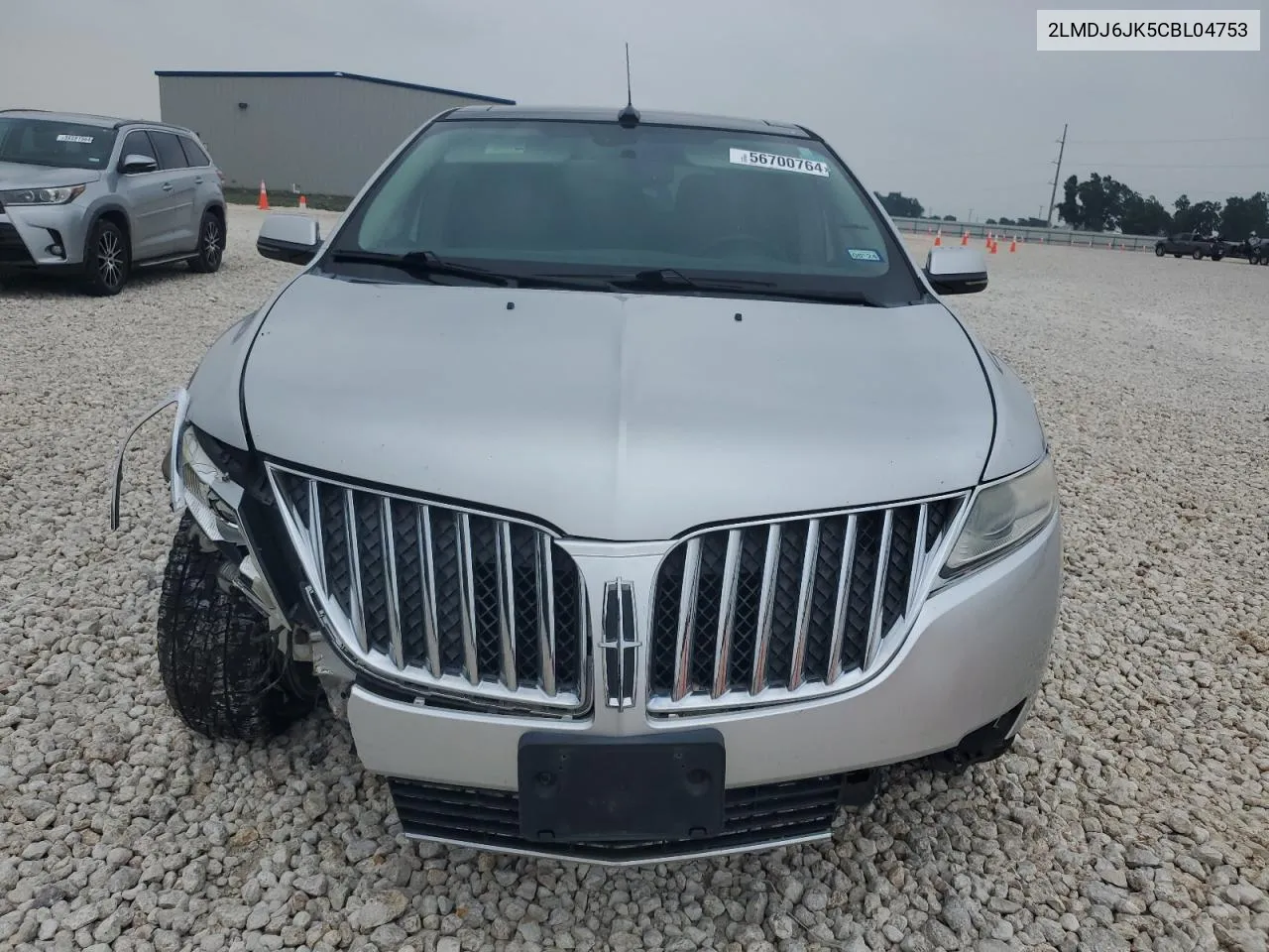 2012 Lincoln Mkx VIN: 2LMDJ6JK5CBL04753 Lot: 56700764