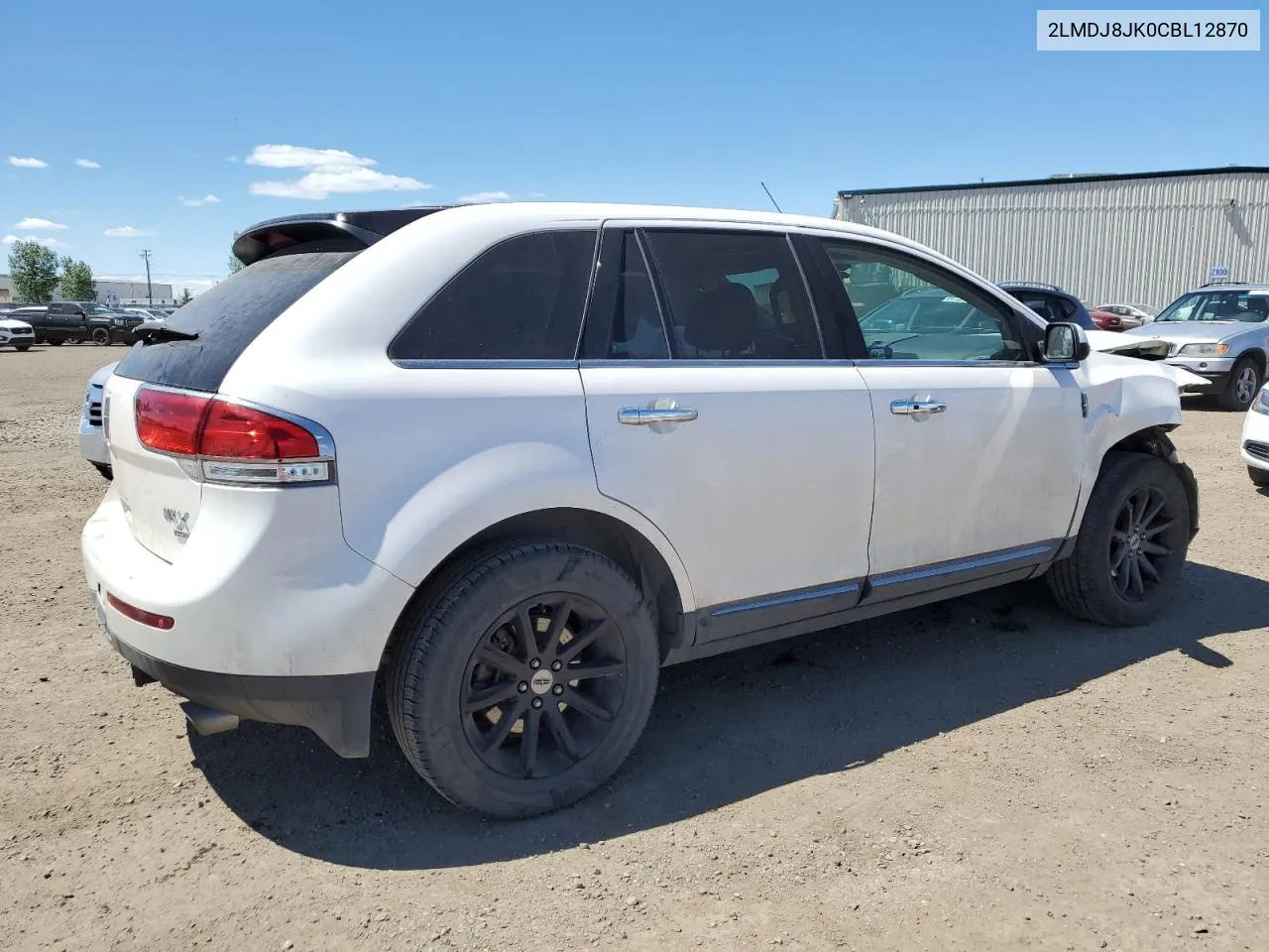 2012 Lincoln Mkx VIN: 2LMDJ8JK0CBL12870 Lot: 57872524