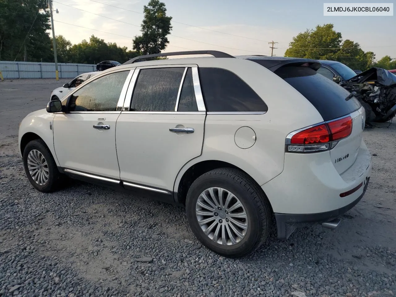 2012 Lincoln Mkx VIN: 2LMDJ6JK0CBL06040 Lot: 58865064