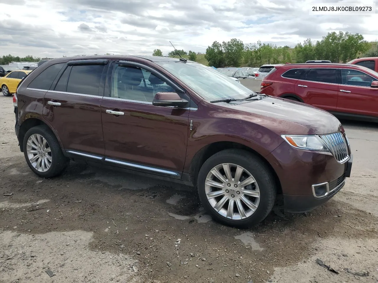 2012 Lincoln Mkx VIN: 2LMDJ8JK0CBL09273 Lot: 59357674