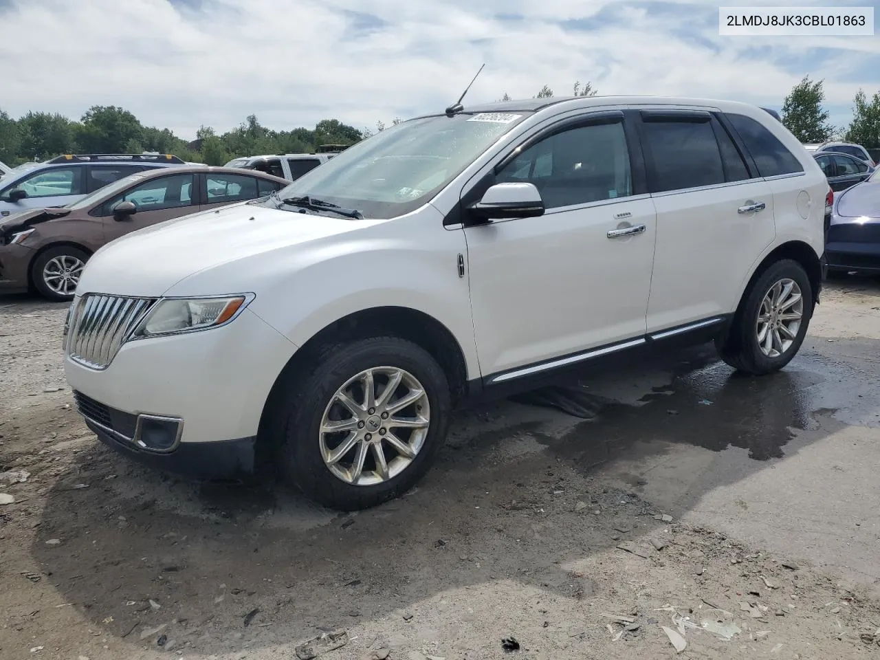 2012 Lincoln Mkx VIN: 2LMDJ8JK3CBL01863 Lot: 60236204