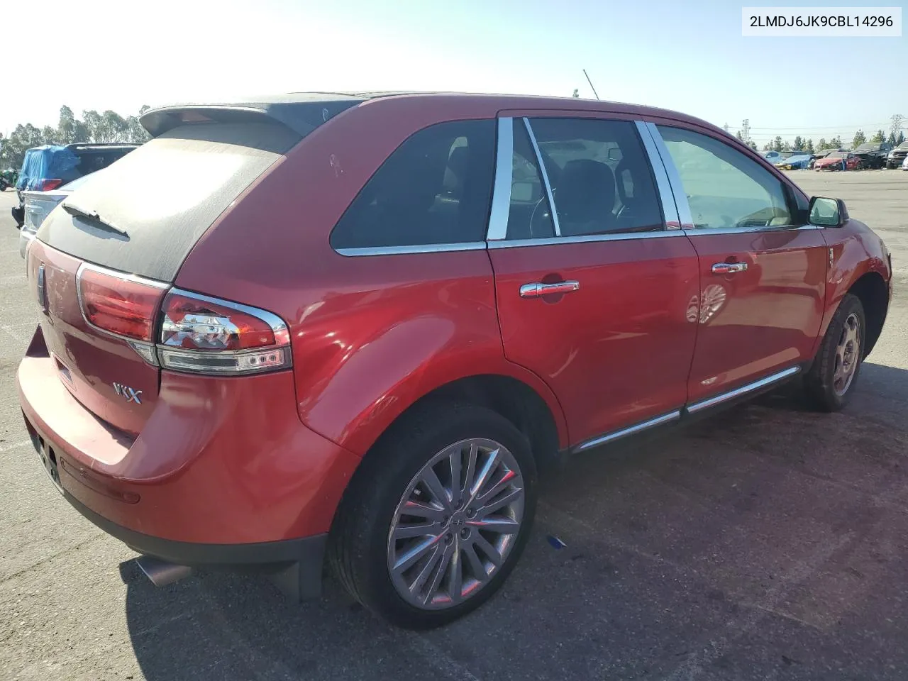 2012 Lincoln Mkx VIN: 2LMDJ6JK9CBL14296 Lot: 60687874