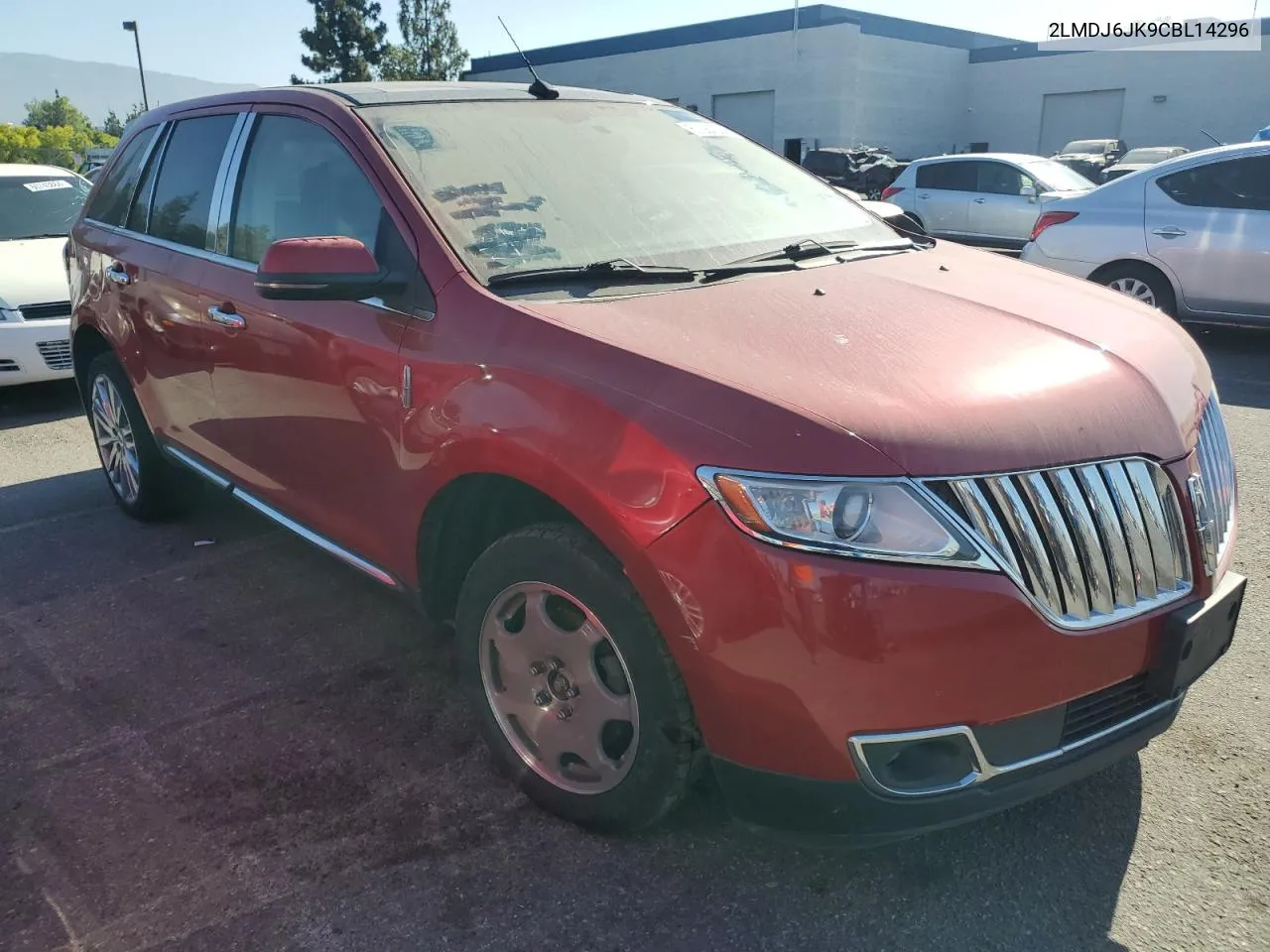 2012 Lincoln Mkx VIN: 2LMDJ6JK9CBL14296 Lot: 60687874