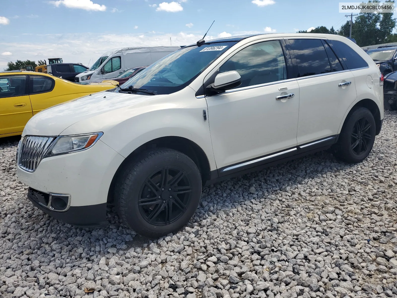 2012 Lincoln Mkx VIN: 2LMDJ6JK4CBL05456 Lot: 61396294