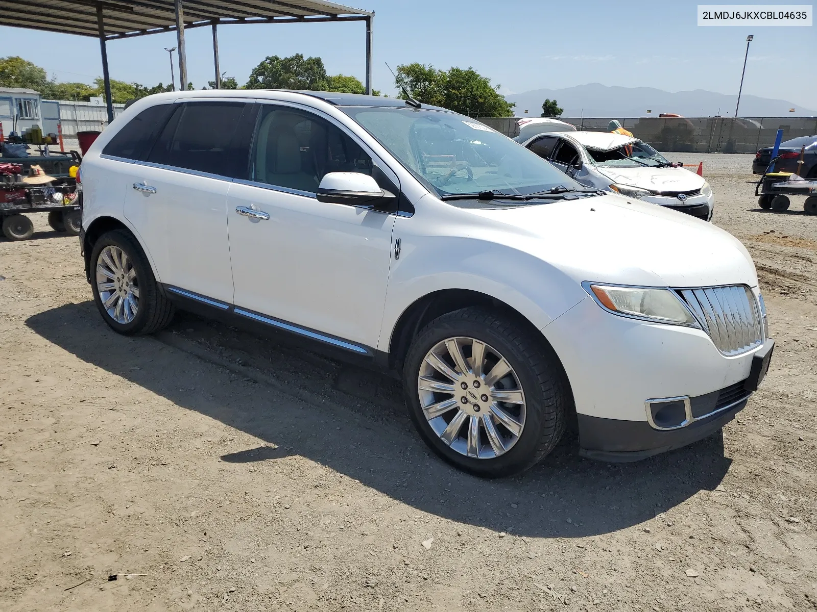 2012 Lincoln Mkx VIN: 2LMDJ6JKXCBL04635 Lot: 62567504