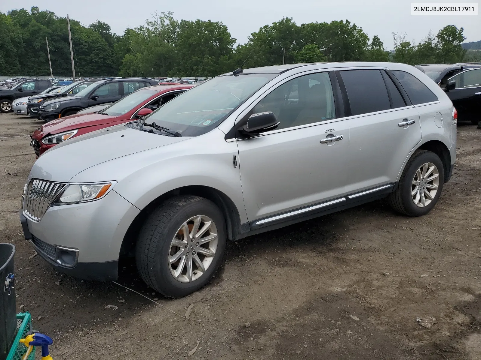 2012 Lincoln Mkx VIN: 2LMDJ8JK2CBL17911 Lot: 62917124