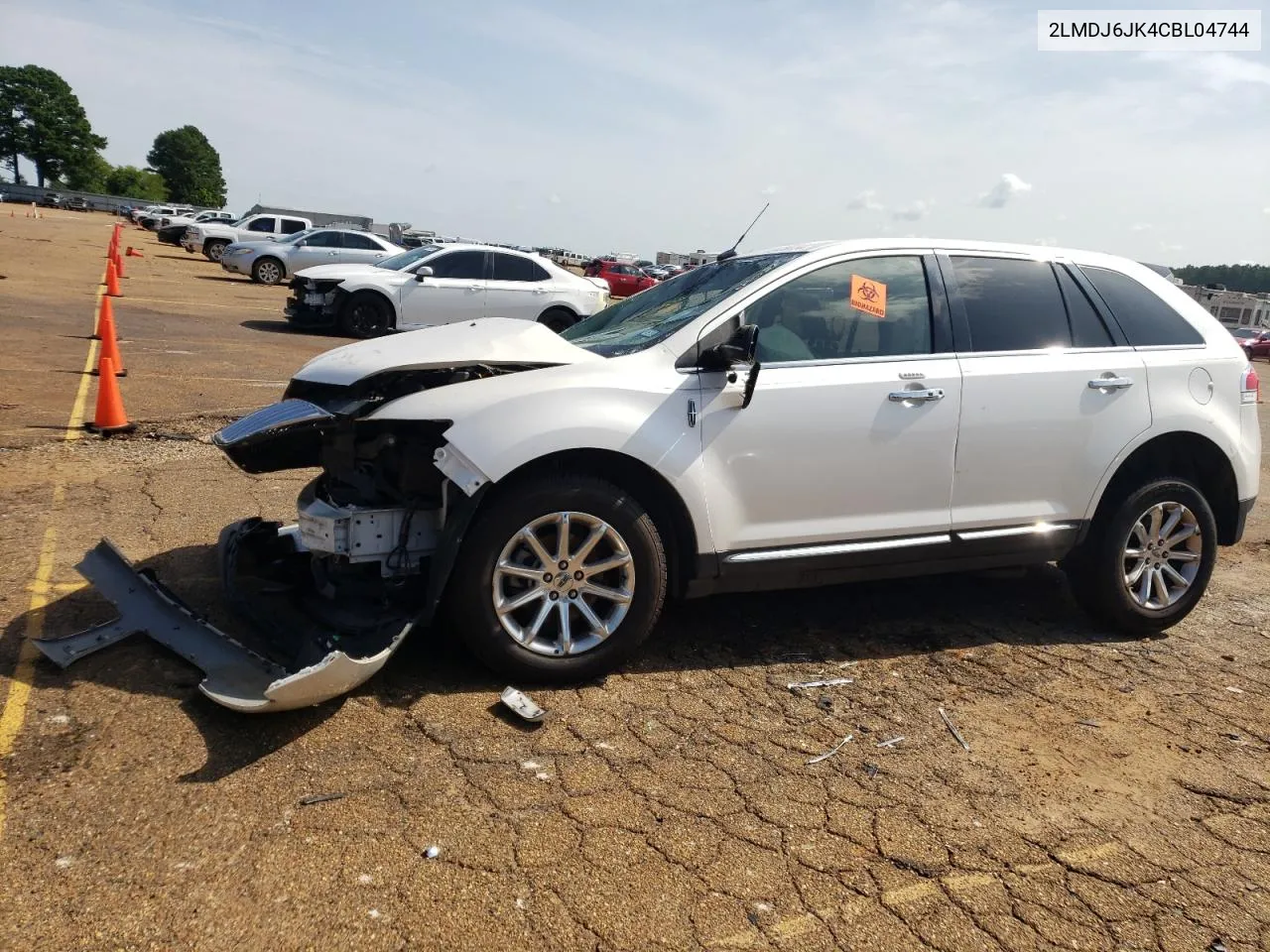 2012 Lincoln Mkx VIN: 2LMDJ6JK4CBL04744 Lot: 63470124