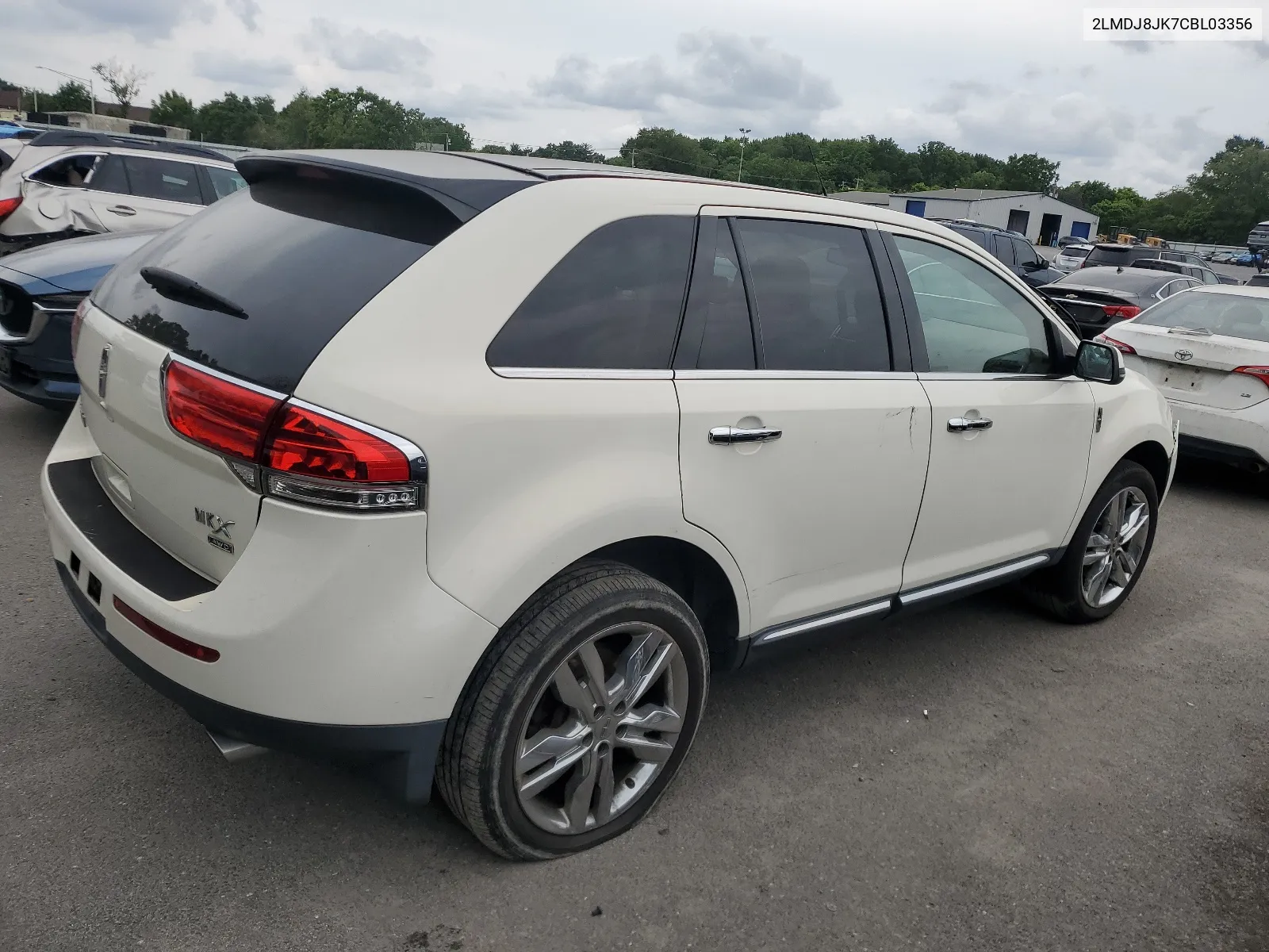 2012 Lincoln Mkx VIN: 2LMDJ8JK7CBL03356 Lot: 64226894