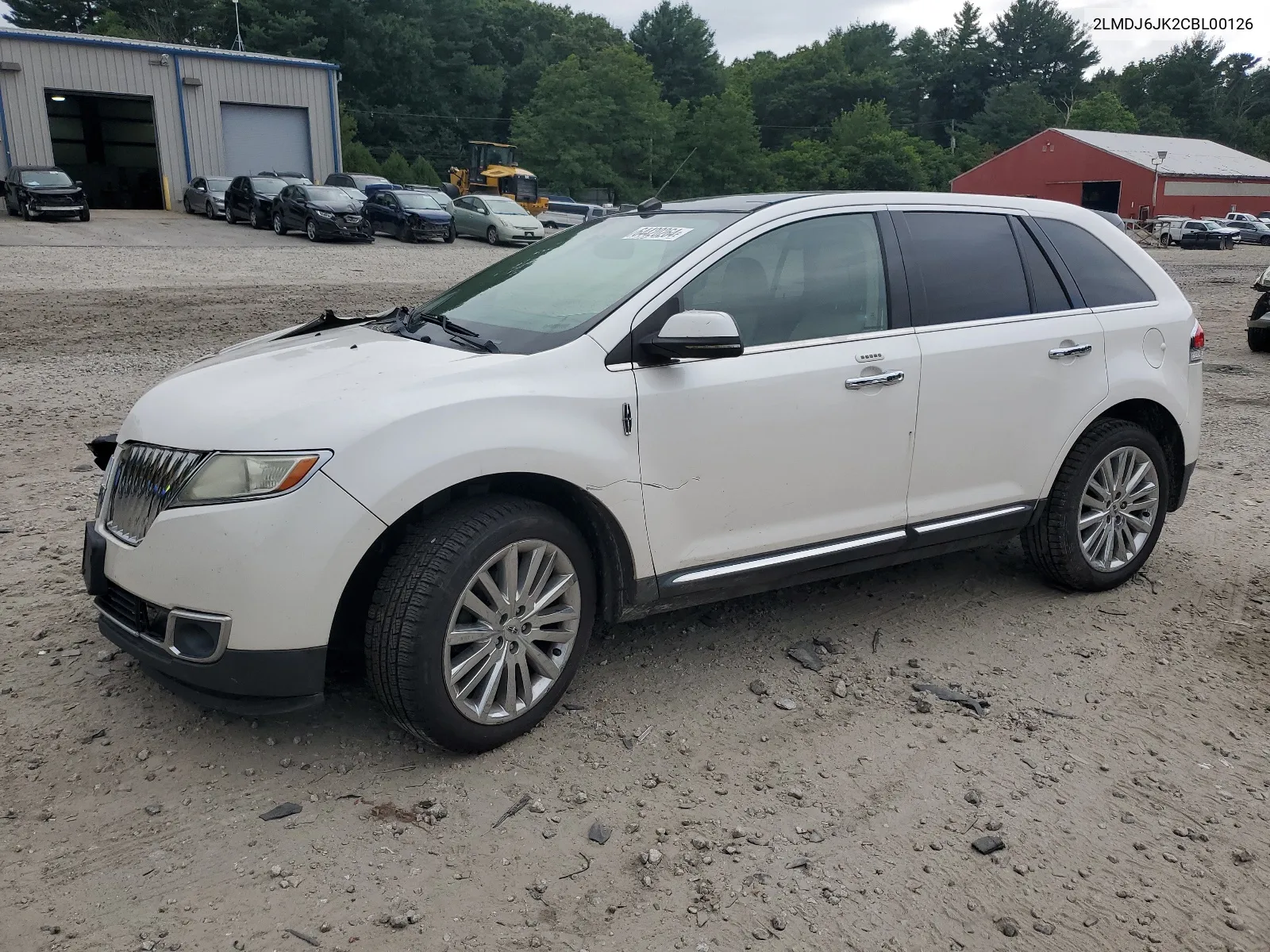 2012 Lincoln Mkx VIN: 2LMDJ6JK2CBL00126 Lot: 64420264