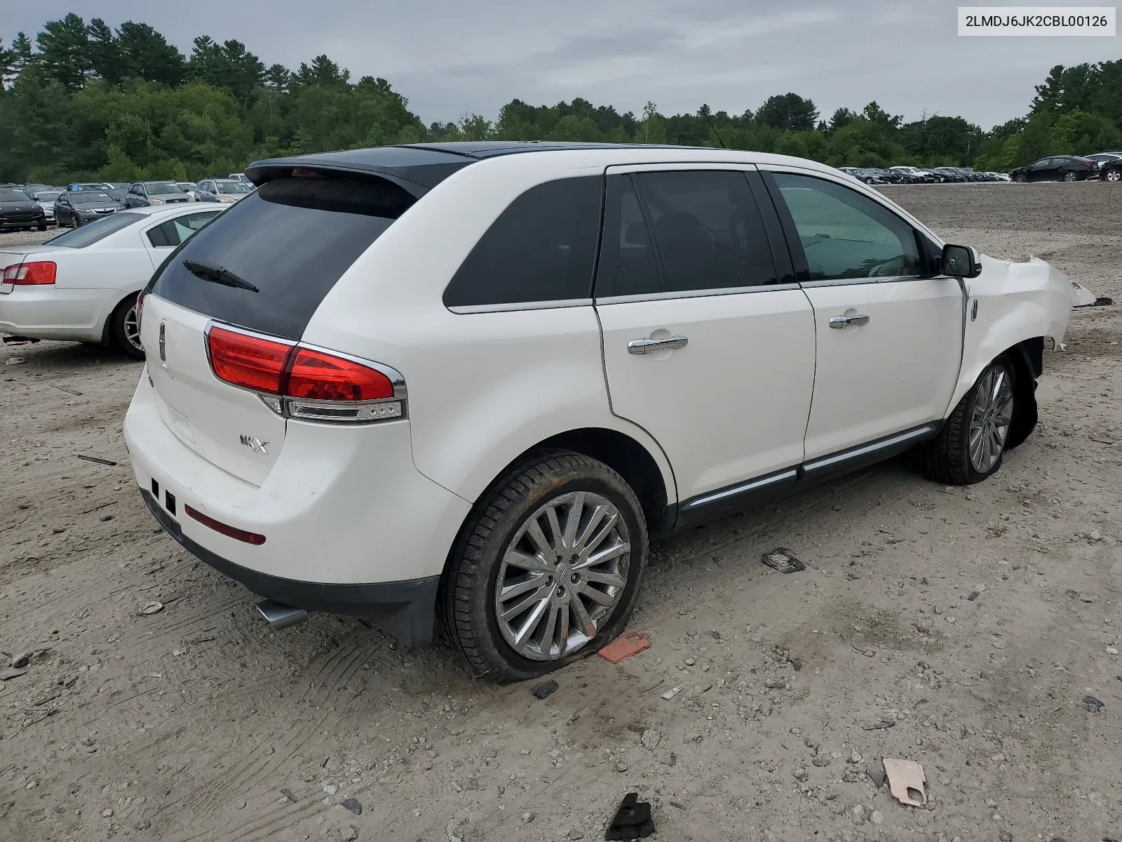 2012 Lincoln Mkx VIN: 2LMDJ6JK2CBL00126 Lot: 64420264