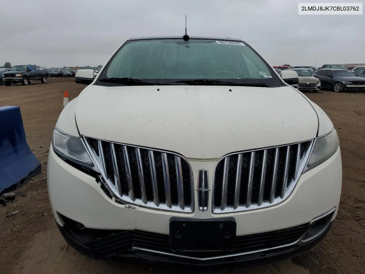 2012 Lincoln Mkx VIN: 2LMDJ8JK7CBL03762 Lot: 66759244