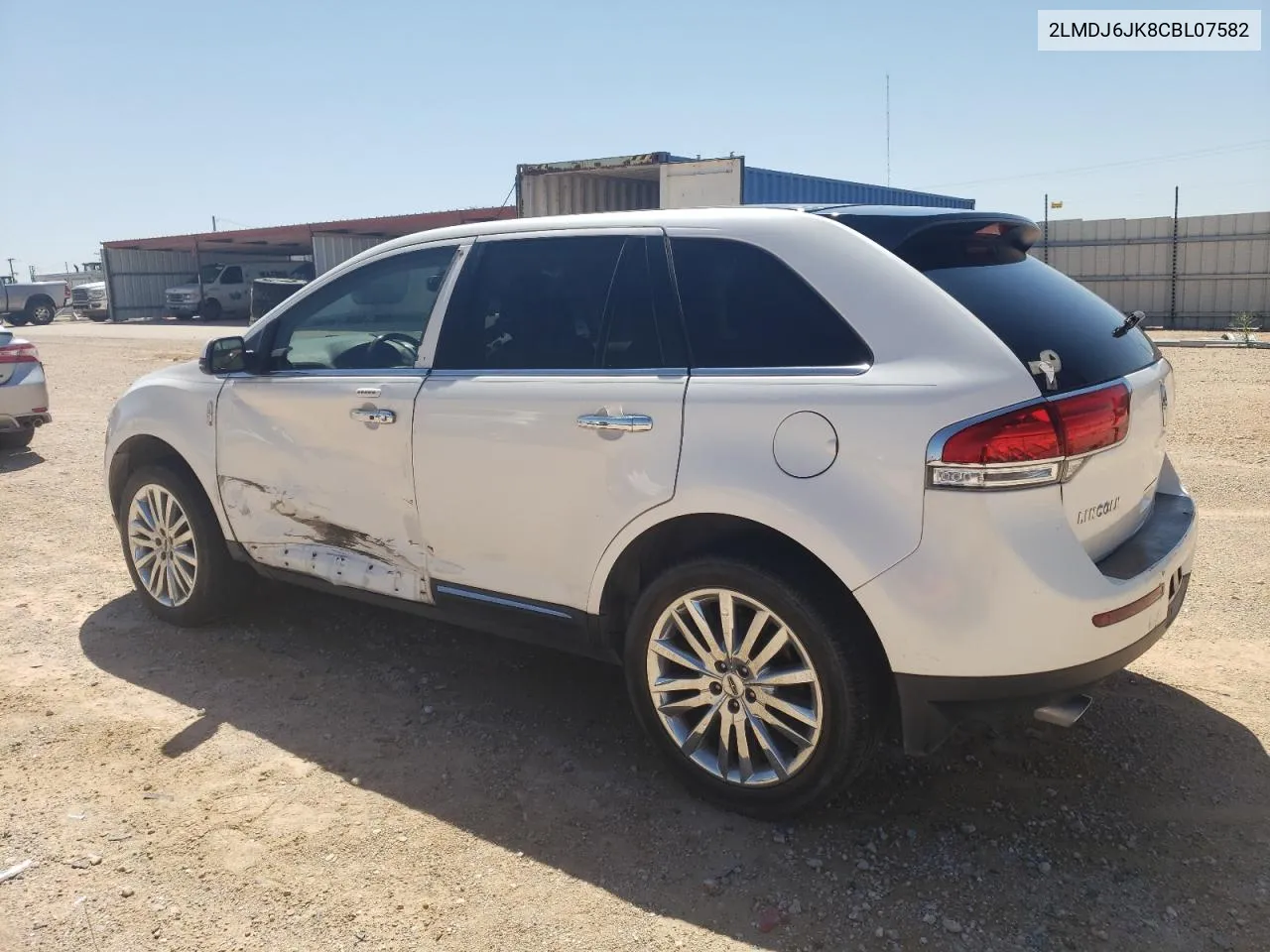 2012 Lincoln Mkx VIN: 2LMDJ6JK8CBL07582 Lot: 67344354