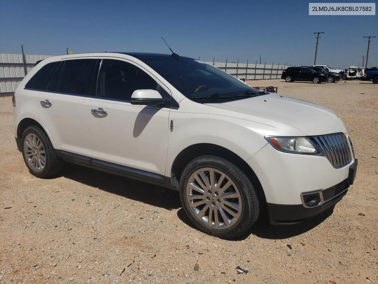 2012 Lincoln Mkx VIN: 2LMDJ6JK8CBL07582 Lot: 67344354