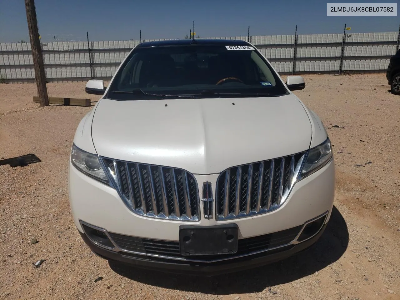 2LMDJ6JK8CBL07582 2012 Lincoln Mkx