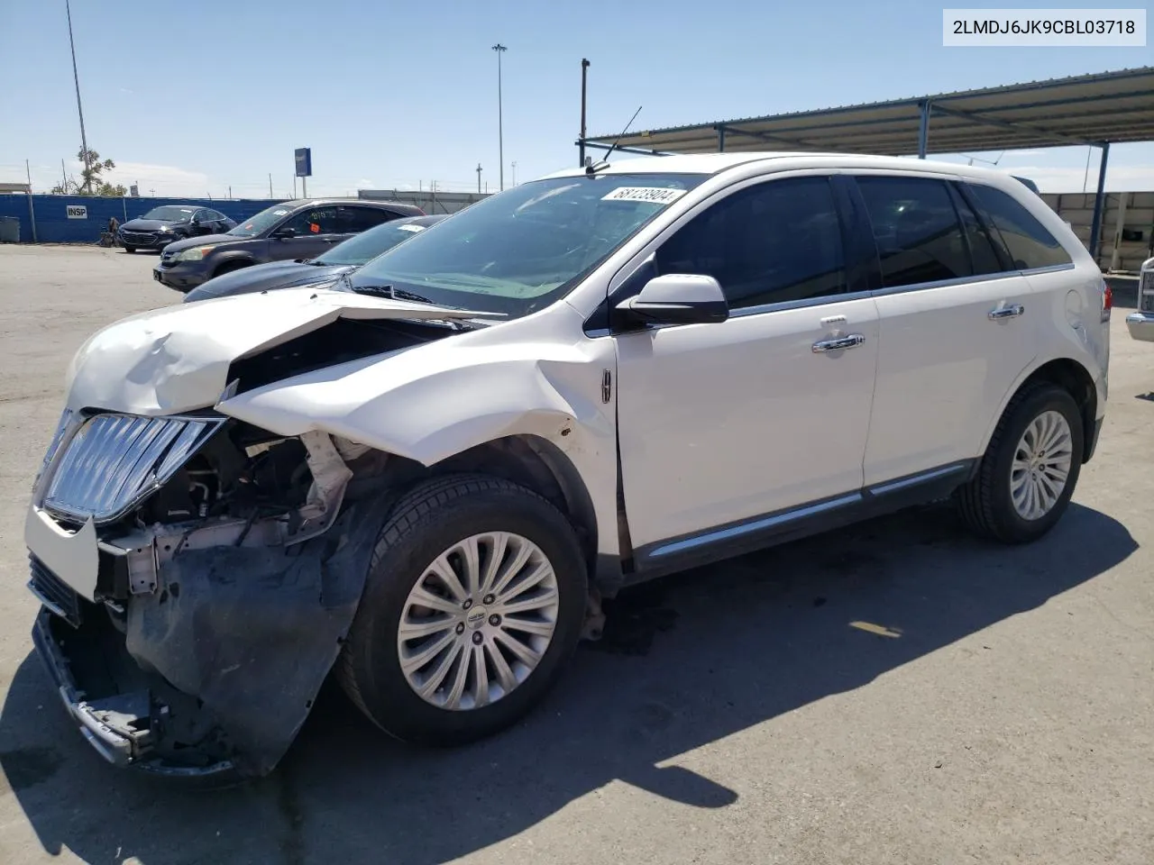 2012 Lincoln Mkx VIN: 2LMDJ6JK9CBL03718 Lot: 68123904