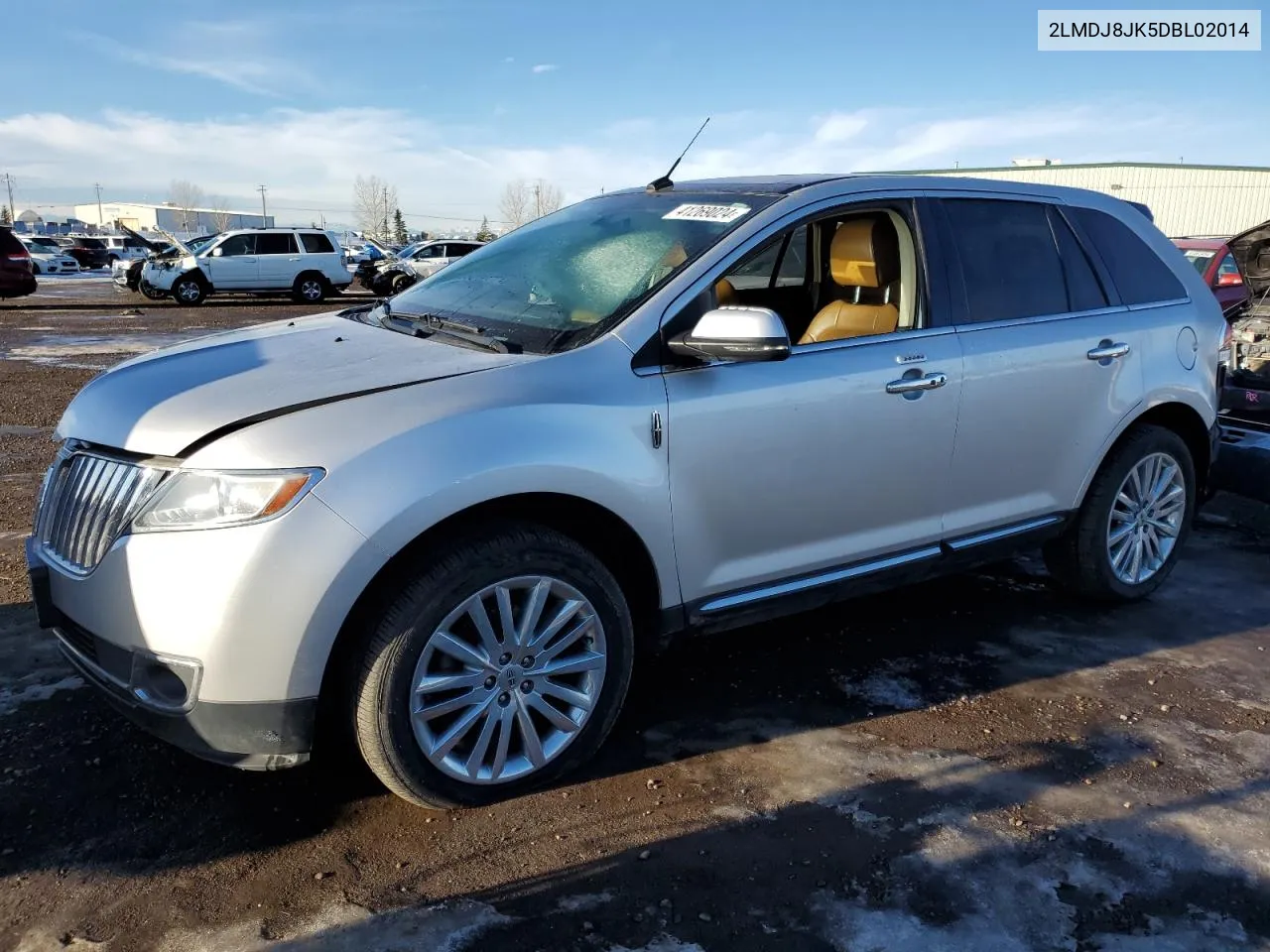 2013 Lincoln Mkx VIN: 2LMDJ8JK5DBL02014 Lot: 41269024