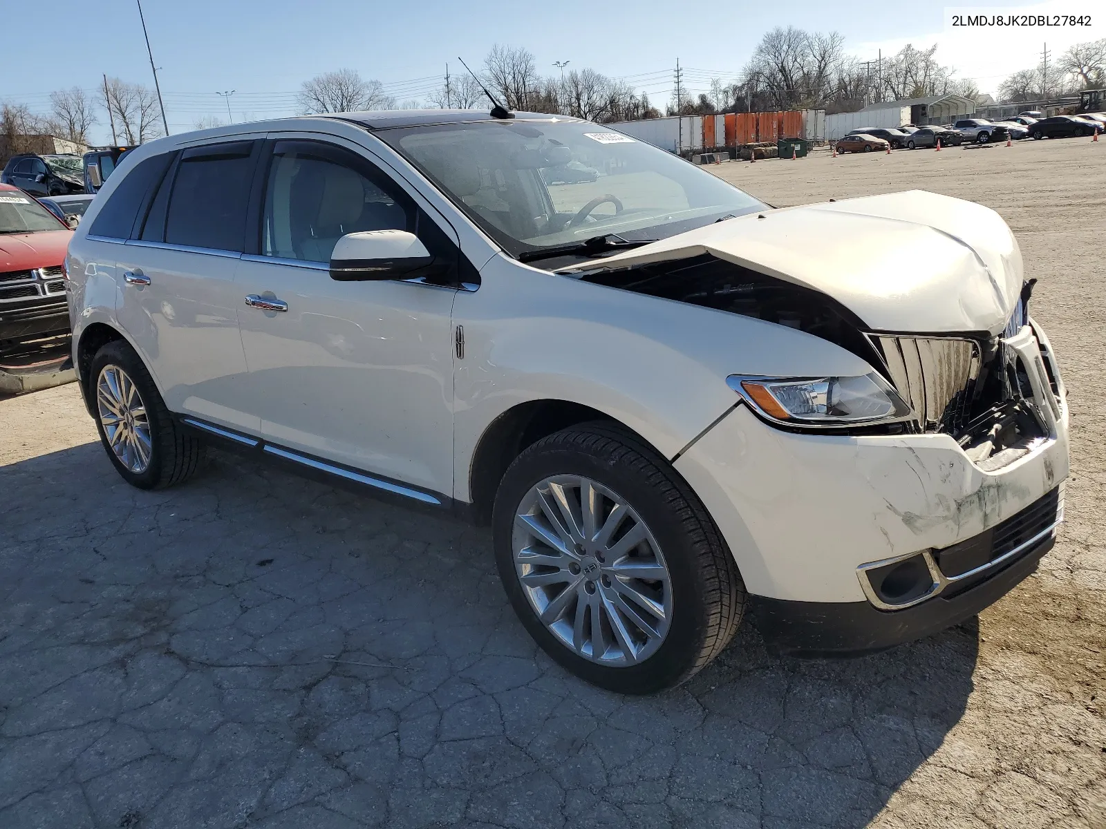 2013 Lincoln Mkx VIN: 2LMDJ8JK2DBL27842 Lot: 41822854