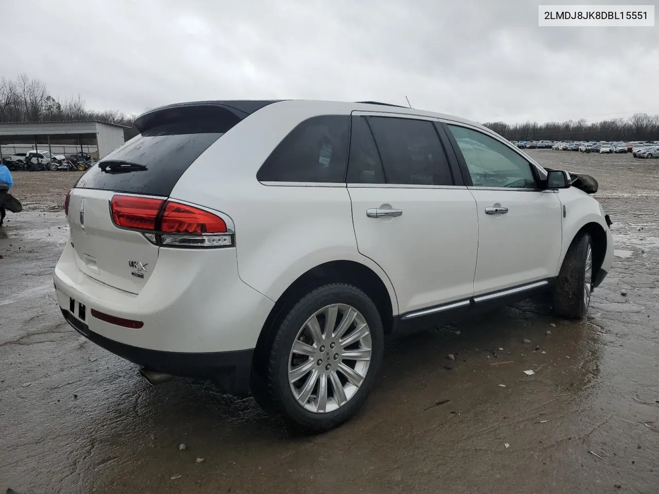 2013 Lincoln Mkx VIN: 2LMDJ8JK8DBL15551 Lot: 41899784