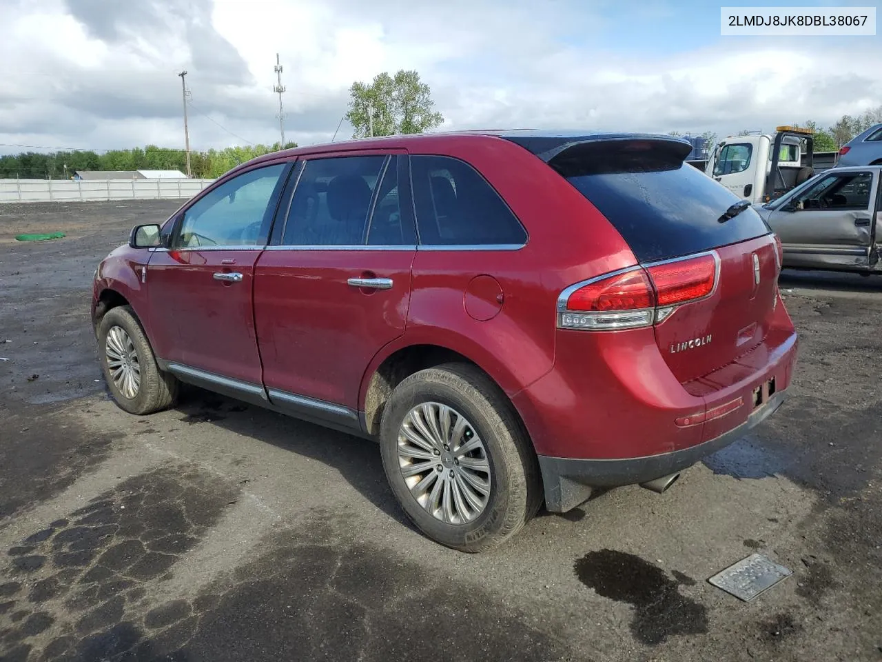 2LMDJ8JK8DBL38067 2013 Lincoln Mkx