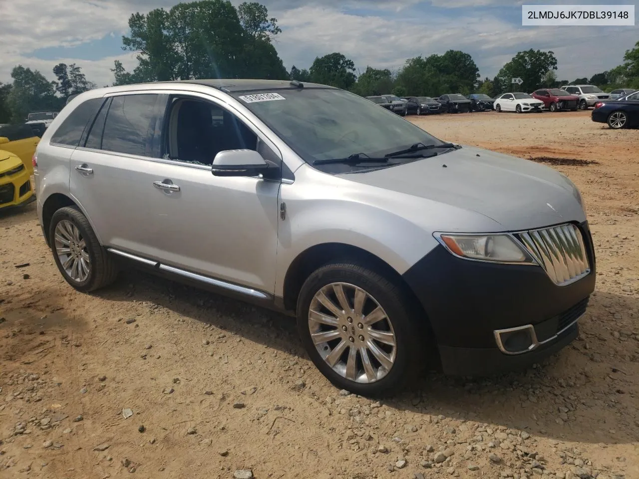 2013 Lincoln Mkx VIN: 2LMDJ6JK7DBL39148 Lot: 51801394