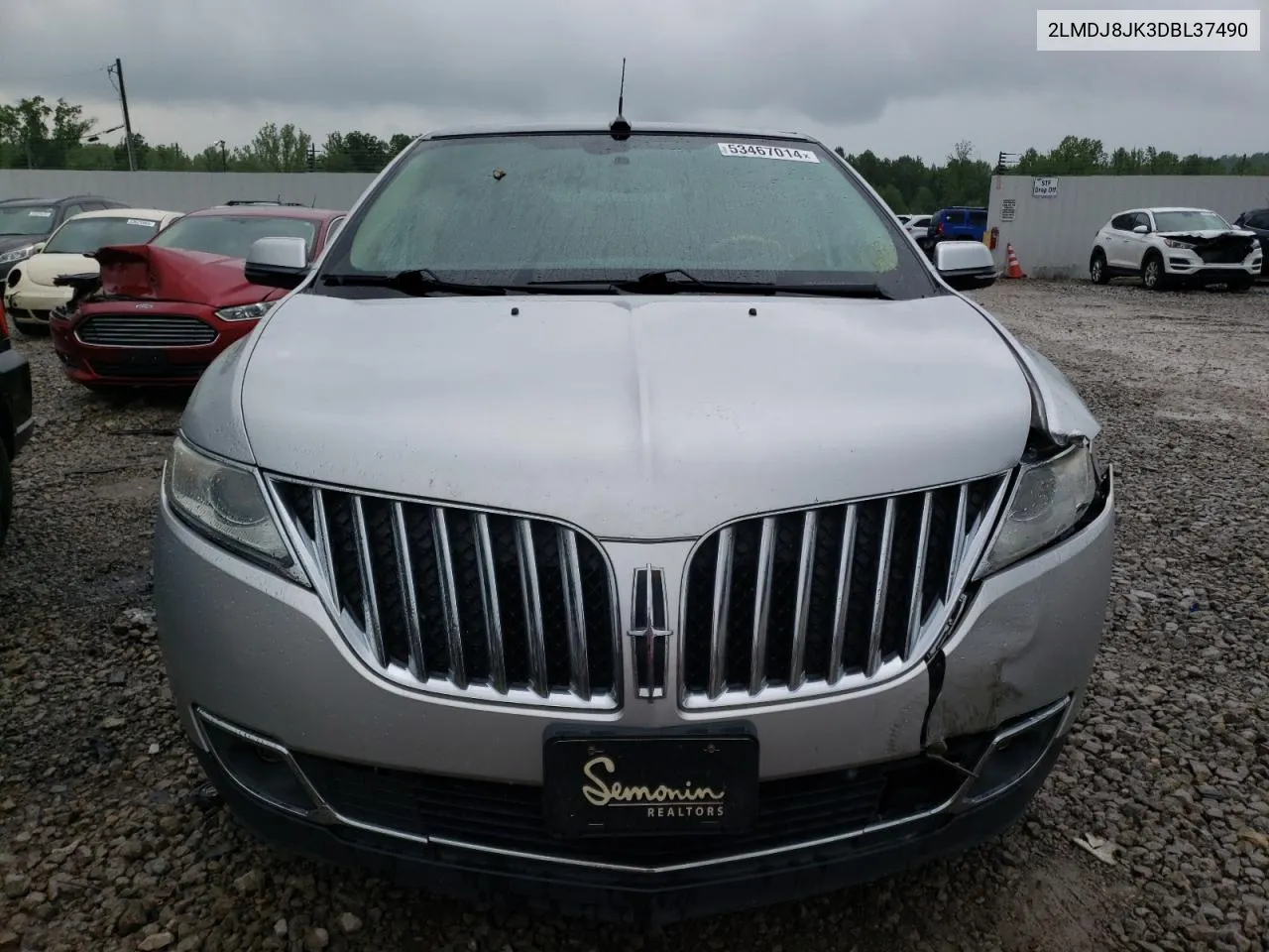 2013 Lincoln Mkx VIN: 2LMDJ8JK3DBL37490 Lot: 53467014