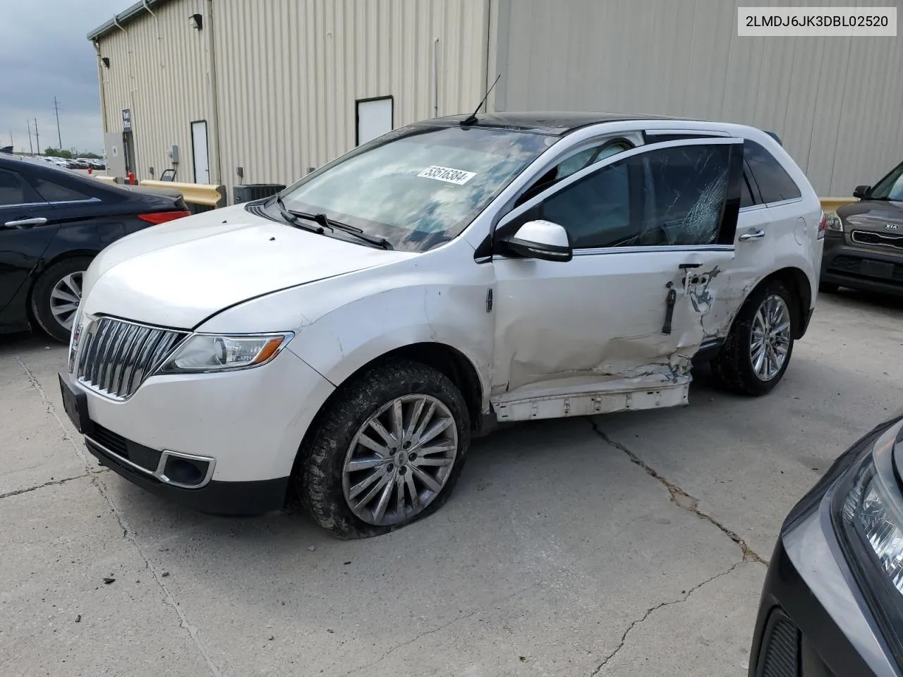 2LMDJ6JK3DBL02520 2013 Lincoln Mkx