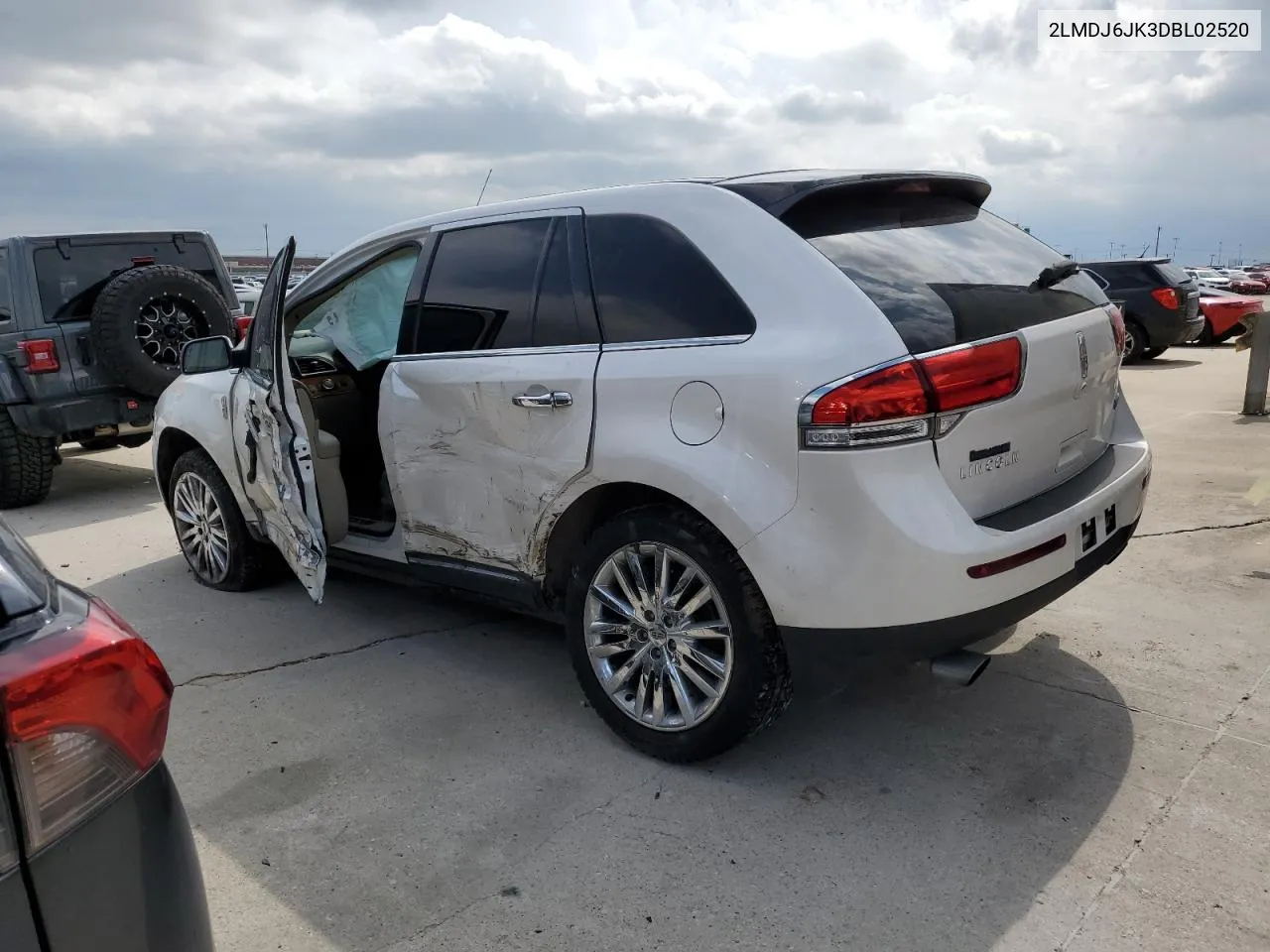 2013 Lincoln Mkx VIN: 2LMDJ6JK3DBL02520 Lot: 53516384