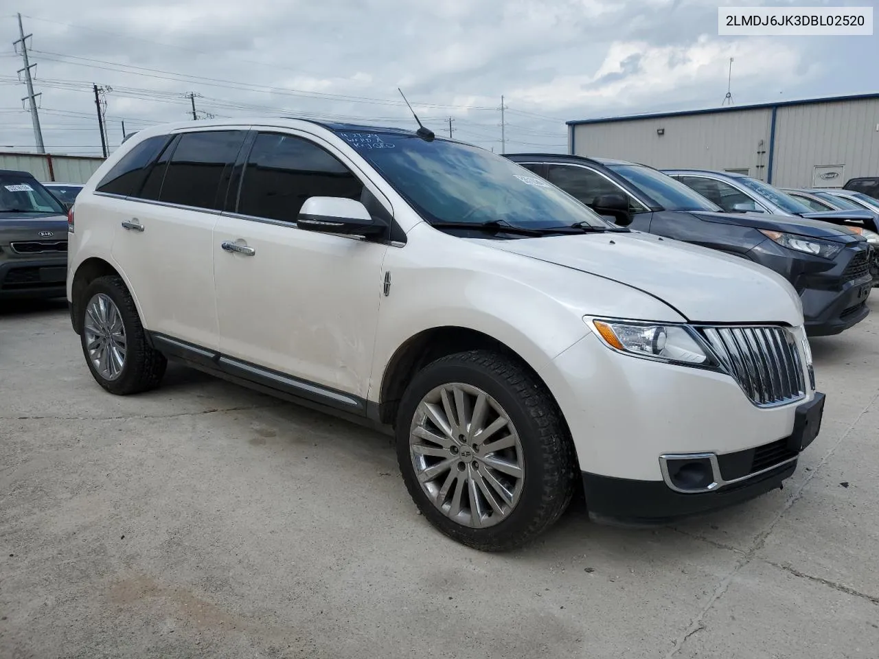 2013 Lincoln Mkx VIN: 2LMDJ6JK3DBL02520 Lot: 53516384