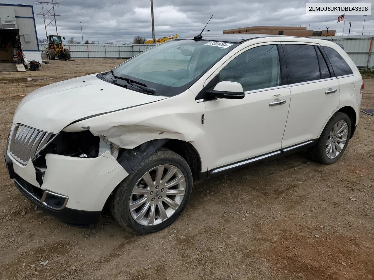 2013 Lincoln Mkx VIN: 2LMDJ8JK1DBL43398 Lot: 53588464