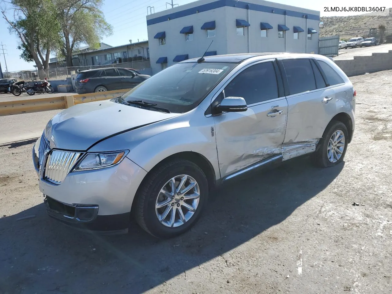 2013 Lincoln Mkx VIN: 2LMDJ6JK8DBL36047 Lot: 53916304