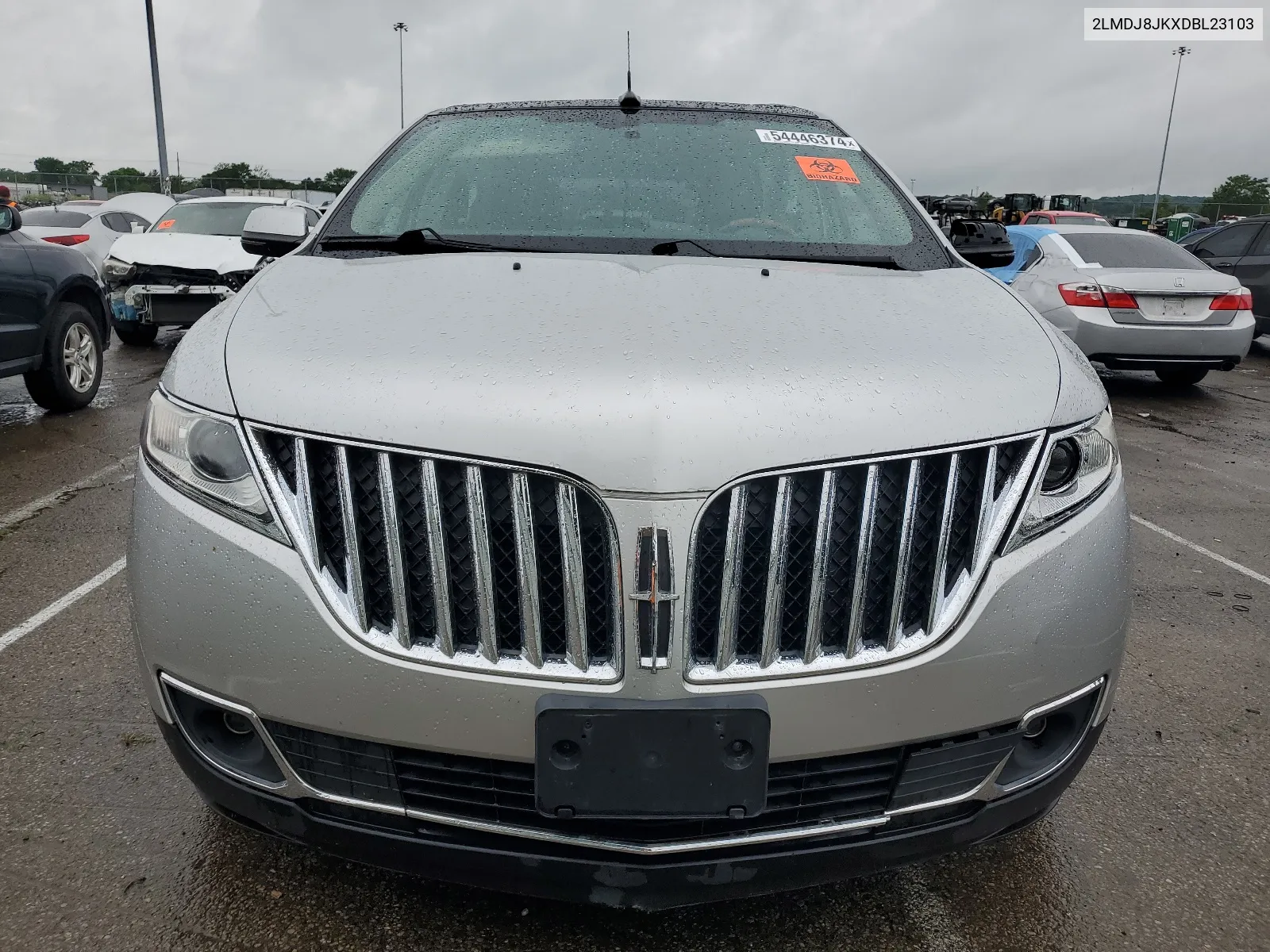 2013 Lincoln Mkx VIN: 2LMDJ8JKXDBL23103 Lot: 54446374